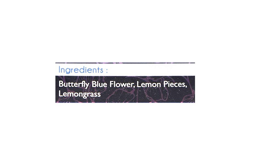 Gardner Street Blue Youth Herbal Infusion Butterfly Pea Blue Tea   Container  40 grams